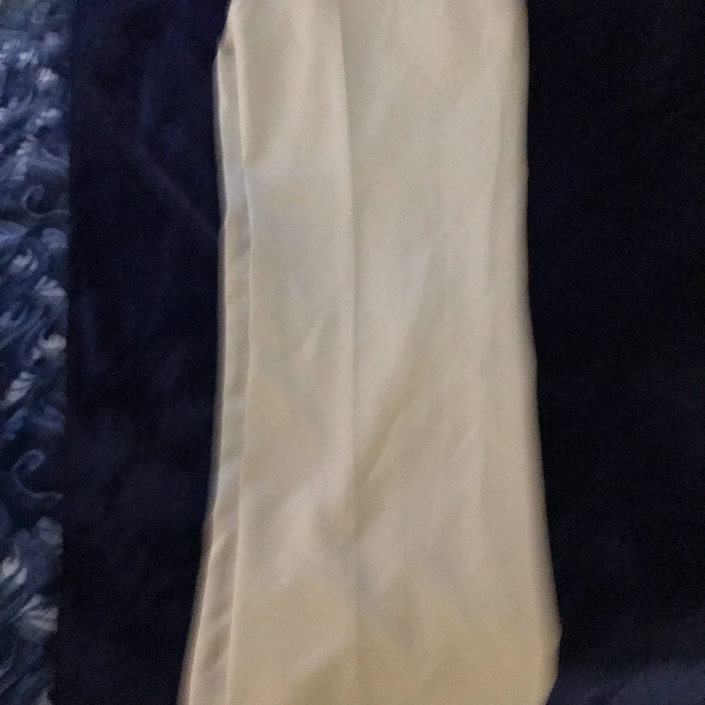 Mens cream colored golf pants